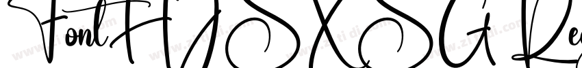FontHJSXSG Regular字体转换 FontHJSXSG Regular字体转换